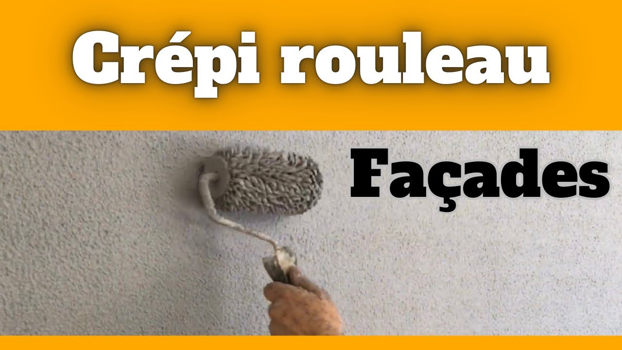 ✅ Comment faire un crépi au rouleau 👈