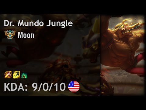 Dr. Mundo Jungle vs Nidalee - Moon - NA Challenger Patch 6.19