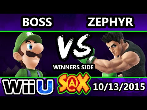 S@X 119 - Boss (Luigi) Vs. Zephyr (Little Mac) SSB4 Tournament - Smash Wii U - Smash 4