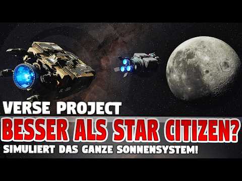 Better than Star Citizen? 🚀 Verse Project 1:1 Solar System Tech Demo 🌑 Stage IV Gameplay