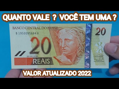 Vídeo: Nota 20 reais antiga: dúvidas e identificação