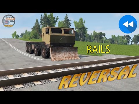 Cars vs Rails | BeamNG.drive | Reversal