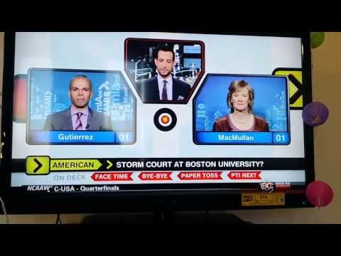 American University Fans on Pardon the Interruption (PTI)