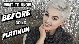 What to know BEFORE going platinum