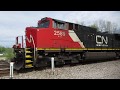 CN 2589 5410 PRLX 236 Hauling A Westbound Train With Union Pacific Cars At Vicksburg MI