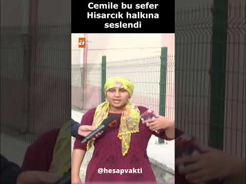 Cemile bu sefer Hisarcık halkına seslendi #shorts
