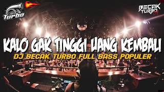Download lagu KALO GAK TINGGI UANG KEMBALI !! DJ BECAK TURBO FULL BASS PALING POPULER 2026 mp3