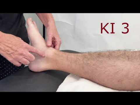 McMaster Medical Acupuncture Program: KI 3 Point Demonstration