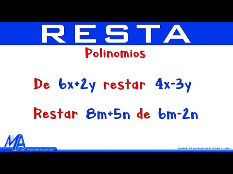 Subtraction of Algebraic Expressions | Example 2: Polynomials