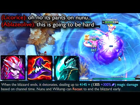 Rank 1 Arena shows you how OP Nunu can be if you build FULL AP