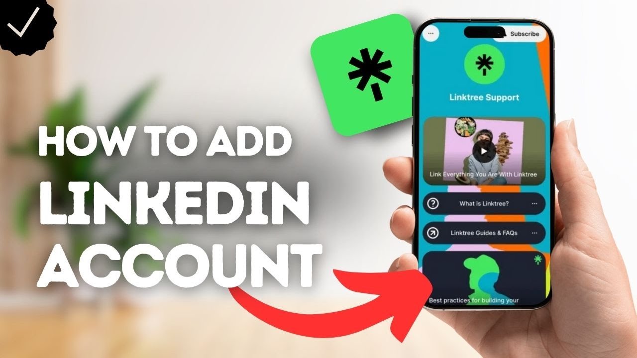How To Add LinkedIn Account On Linktree?