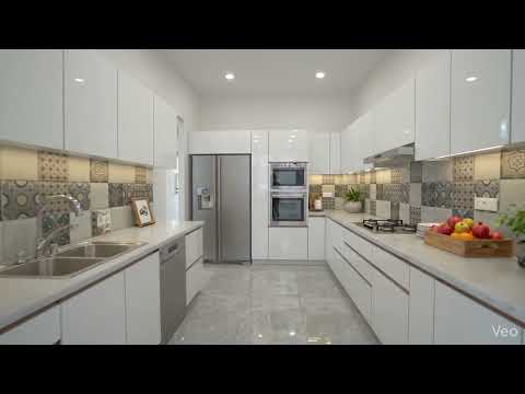Designer Modular Acrylic Finish Kitchen
