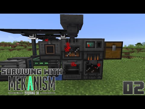 Surviving With Mekanism v10 :: E02 - 3x Ore Processing