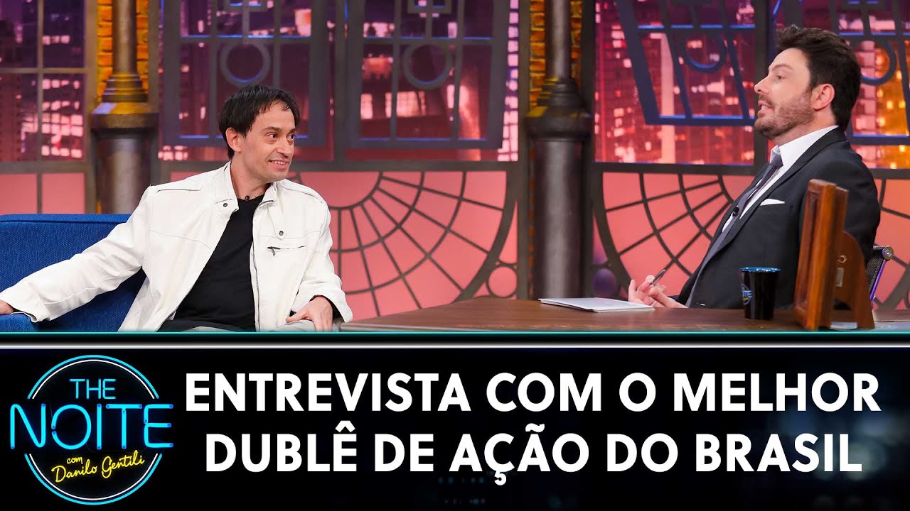 Entrevista com o dublê de ação profissional Gutemberg Lins | The Noite (18/06/21)