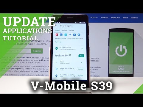 How to Update Apps in V-Mobile S39 - Download Newest App Version