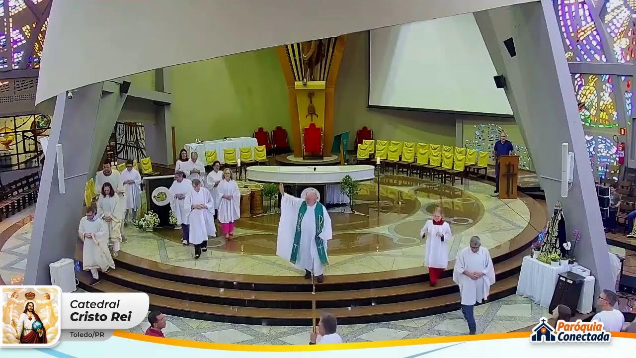 Missa do 28º Domingo do Tempo Comum - Domingo  - 20/10/2024 - 08h