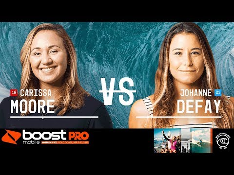 Carissa Moore vs. Johanne Defay - Quarterfinals, Heat 4 - Boost Mobile Pro Gold Coast 2019