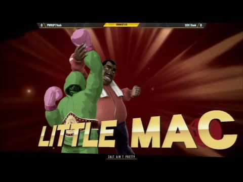 [2016-09-11] Salt Ain't Pretty - SSB4 - Top 24 - PWRUP | Vash (Little Mac) vs SOX | Dank (Villager)