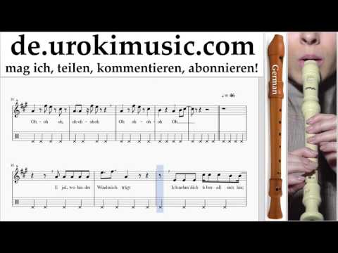 Blockflötenunterricht G. Mo-Torres, Cat Ballou & Lukas Podolski - Liebe deine Stadt Noten Lernen