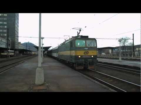 Odjezd vlaku Os 6815 (ČD 163.099) - Most, 2. 1. 2013