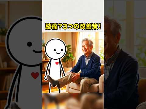 膝の痛み、手術せず軟骨を守る運動3つ