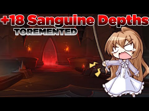 +18 Tyrannical/Tormented Sanguine Depths Pug Lyfe | Unholy Death Knight PoV 9.1