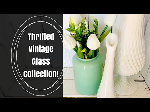 JADEITE & MILK GLASS | MY THRIFT HAUL COLLECTIONS #4 | Some of My Thrifted Vintage Glass Finds!