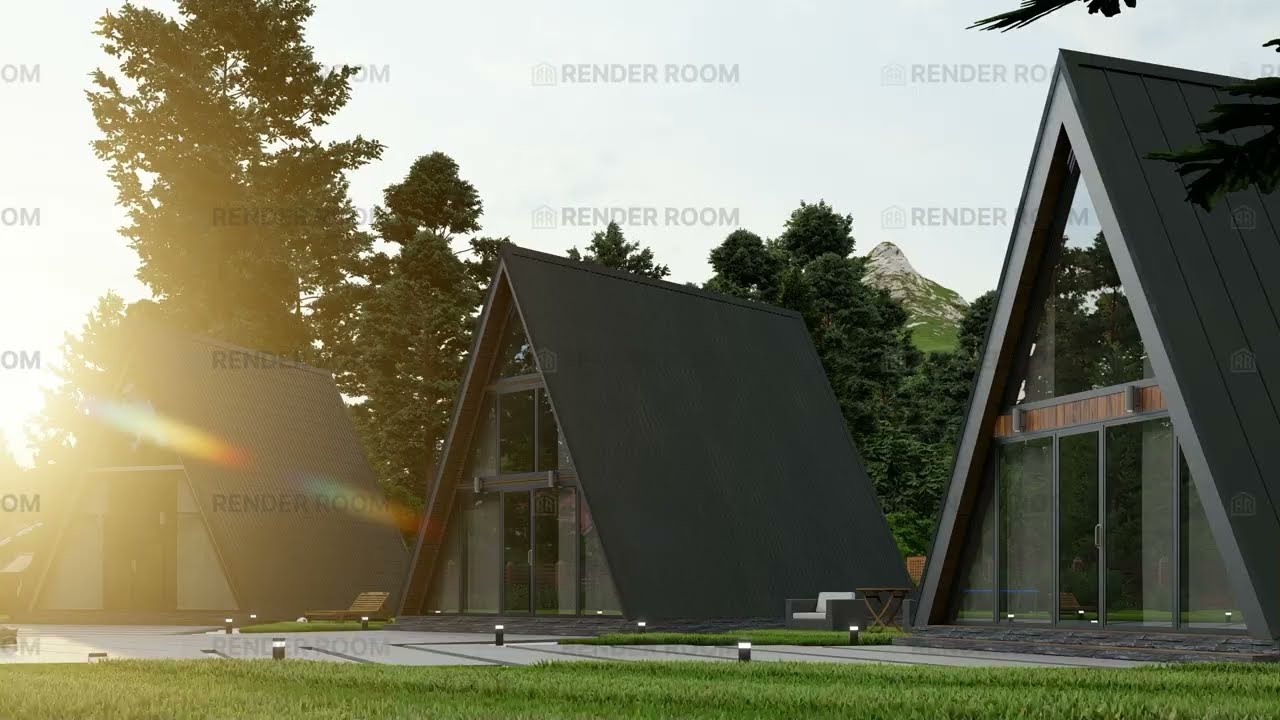 Видео анимация облёта Афрейм