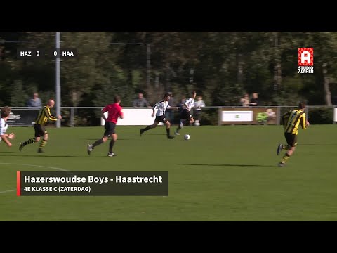 Samenvatting Hazerswoudse Boys - Haastrecht (zaterdag 16 oktober)