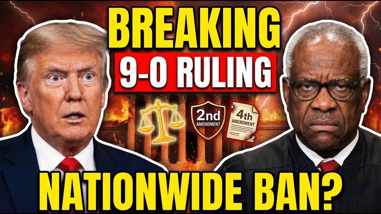 BREAKING: Supreme Court 9-0 Decision Just Changed Both 2nd & 4th Amendment Rights Overnight