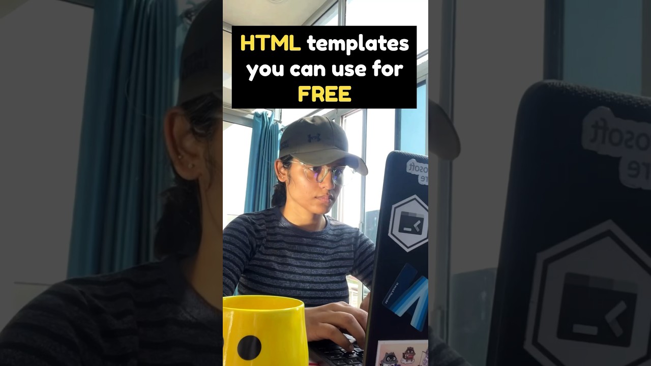 Free website for html and css templates | #shorts #coding #template #freewebsites