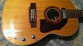 Video thumbnail for Hoyer 1966 12 string acoustic guitar by frets99