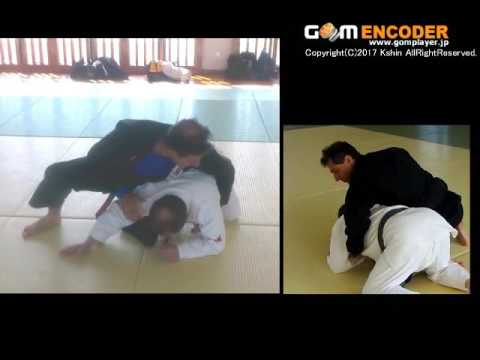 タックルを狙いに来たところを誘って首絞め_Japanese_Persian_English_Yukawa　Peace Army DOJO 勇川柔術