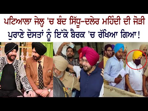 ਪਟਿਆਲਾ ਜੇਲ੍ਹ 'ਚ ਬੰਦ ਸਿੱਧੂ-ਦਲੇਰ ਮਹਿੰਦੀ ਦੀ ਜੋੜੀ, ਪੁਰਾਣੇ ਦੋਸਤਾਂ ਨੂੰ ਇੱਕੋ ਬੈਰਕ 'ਚ ਰੱਖਿਆ ਗਿਆ!