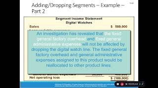 ADMN 503   Chapter 13   Part 2 Drop or Retain a Segment Source