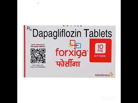 Forxiga 10mg (dapagliflozin ) tablet, packaging size: 2*14 t...
