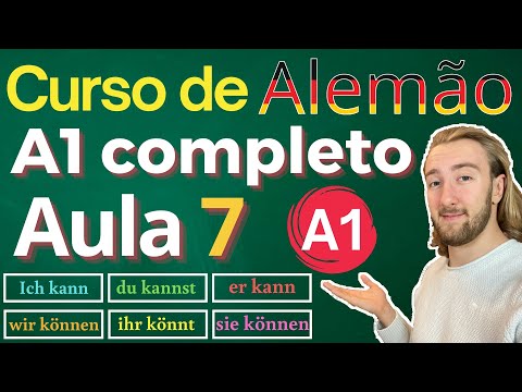 Curso de Alemão A1 - Aula 7 - Verbo modal "können"