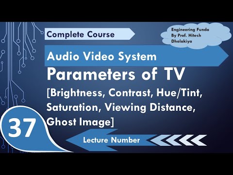 Parameters of TV Brightness Contrast Hue Tint Saturation Viewing Distance Ghost Image in TV