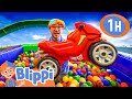 Blippi Visits An Indoor Playground Soft Play Place Blippi And Meekah Best Friend Adventures