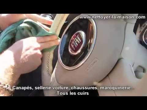comment nettoyer cuir voiture
