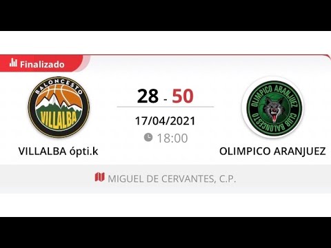 Infantil masc B VILLALBA OPTI.K - OLIMPICO ARANJUEZ