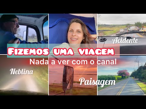 VIAGEM COM CAMINHÃO MERCEDES| MUITA NEBLINA ACIDENTE🥲 DEUS NOS GUARDOU | UMA PAISAGEM MUITO LINDA 