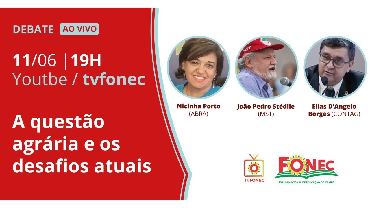 AO VIVO 08: A QUESTÃO AGRÁRIA E OS DESAFIOS ATUAIS