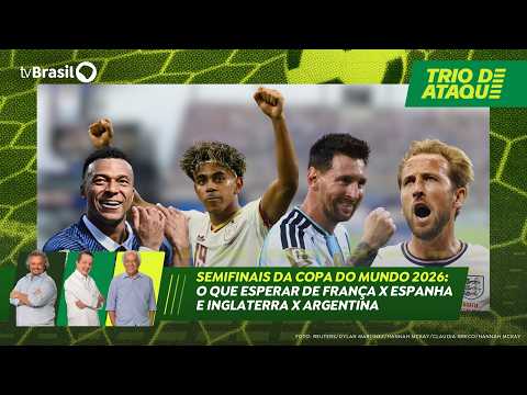 Semifinais da Copa do Mundo 2026: o que esperar de França x Espanha e Inglaterra x Argentina