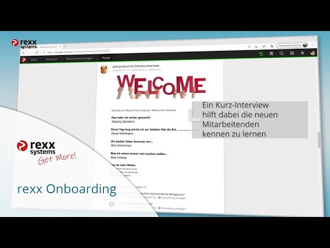 rexx Onboarding - Kürzere Einarbeitungszeiten, höhere Mitarbeiterzufriedenheit.