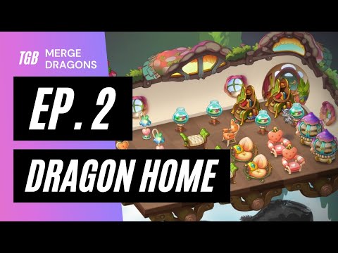 Merge Dragons Dragon Home • Ep. 2 : Unlock 2nd Room ☆☆☆