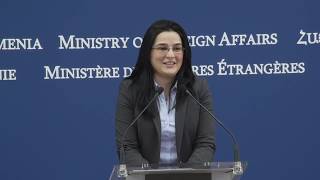 ԱԳՆ մամուլի խոսնակ Աննա Նաղդալյանի ճեպազրույցը լրագրողների հետ 20.03.2019