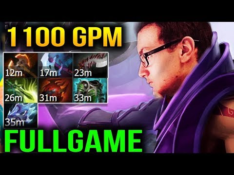 MIRACLE 1100 GPM ANTI MAGE FULL GAME Dota 2 7.11