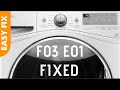 ✨ Whirlpool Front Load Washer  F03 E01 ERROR - Easy DIY FIX ✨