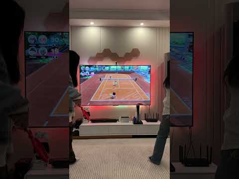 WHO will BEAT WHO in Nintendo Switch Sports - Tennis Intense match